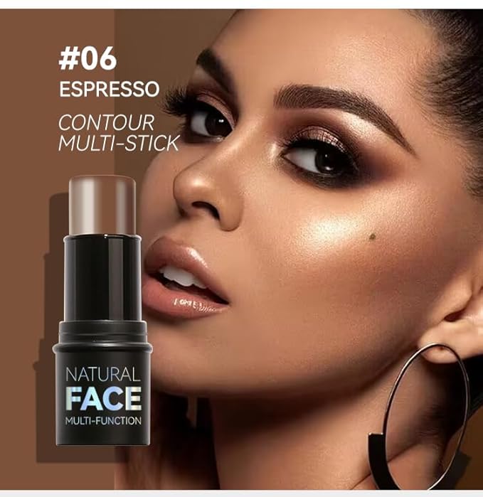 3 Pcs Contour Stick Set Multi Face Makeup Pencil Kit Shades Highlighter Stick Bronzer Stick Blusher Stick Waterproof Long Lasting Contour Stick Smooth Natural Contouring Illuminator
