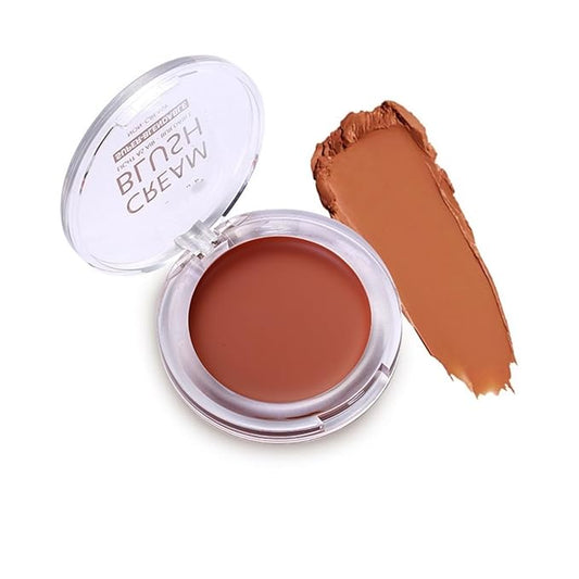 MAEPEOR Cream Face Blush 8 Color Lightweight Smooth Natural Look Matte Face Blush Long-Lasting Buildable Blusher for Cheeks (105 Dusk)