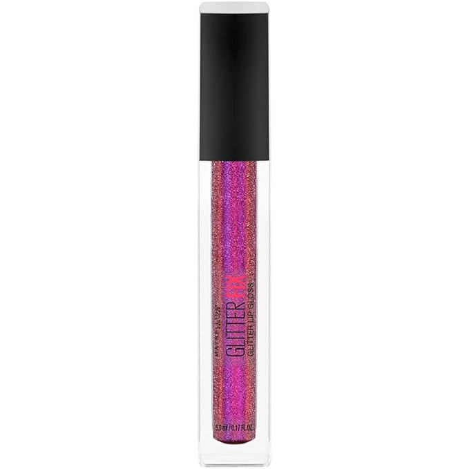 Maybelline Lip Studio Glitter Fix Glitter Lip Gloss Makeup, Wicked Tease, 0.17 fl. oz.