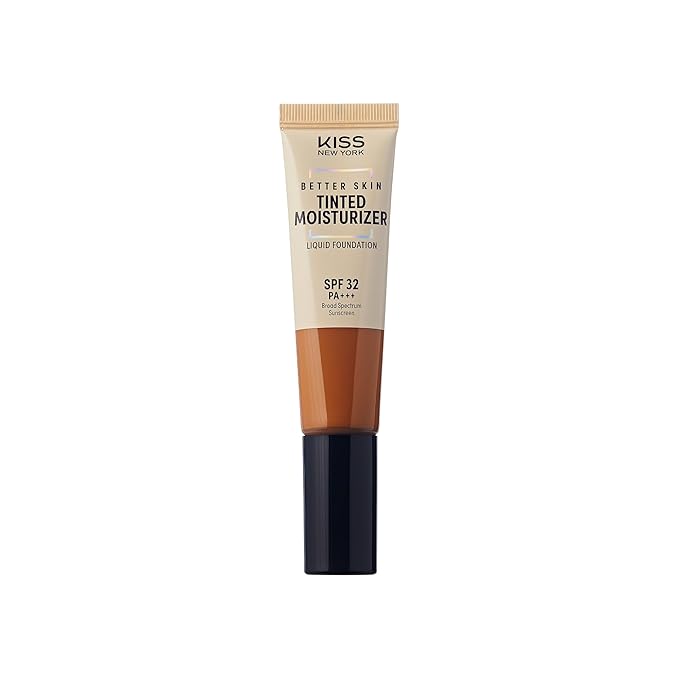 Tinted Moisturizer with SPF 32 PA+++ (Cappuccino), 12 Hour Hydrating Sunscreen for Face, No White Cast, Natural Radiant Finish, Medium Coverage, With Hyaluronic Acid, Vitamin E, Peptide