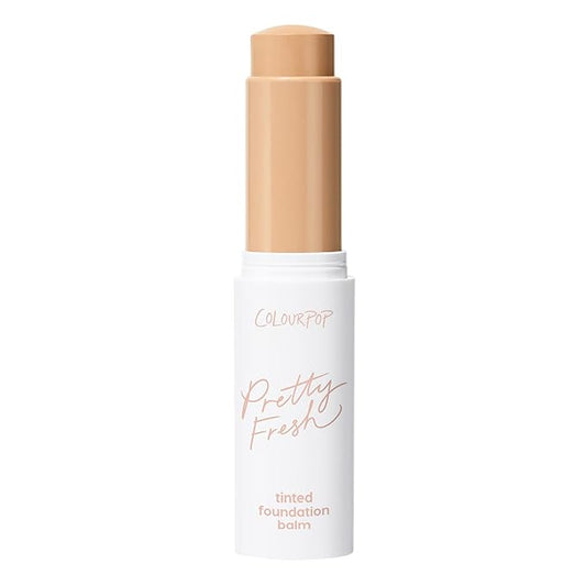 ColourPop Pretty Fresh Tinted Foundation Stick - Balm to Cream Foundation with Light to Medium Coverage - Infused with Hydrating Hyaluronic Acid, Peptides & Niacinamide - Light 6 (0.29 oz)
