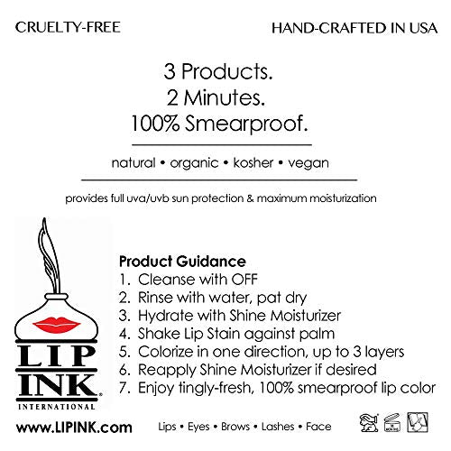 Lip Ink 100% Smearproof Trial Lip Kits, Red