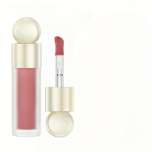 5 Color Velvet Liquid Blush, Soft Cream Face Blush for Cheek, Eye, Lips, Soft Cream, Weightless, Breathable, Natural-Looking liquid Blush Stick (04)