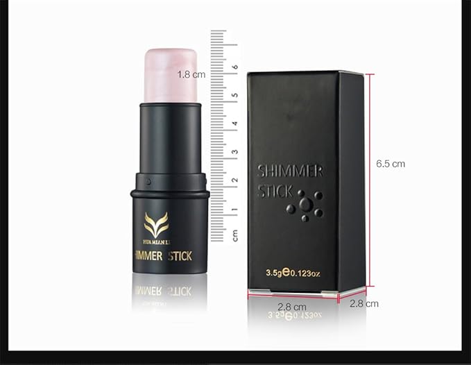 Illuminator Face Highlighter Makeup Sticks Pearl Shimmer Whitening Cream Shimmer Contouring Stick Foundation Stick Face Eye Nose Concealer Pen #2