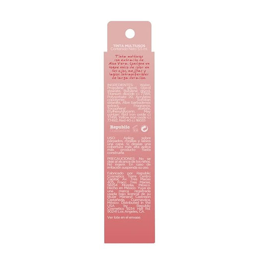 YuYa - Republic Cosmetics Párvula Lips, Cheeks and Eyes Long Lasting Tint Aloe Vera Pink - lips, cheeks & eyes - 5.5 ml
