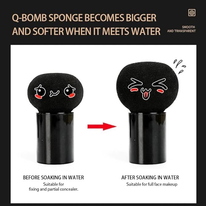 Air Cushion CC Cream Mushroom Head, Concealer Moisturizing BB Cream Foundation, Waterproof Matte Long Lasting Bright Face Makeup Base Long Lasting Cushion CC (2# Ivory)