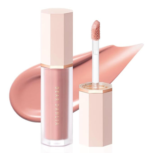 DEAR DAHLIA Petal Drop Liquid Blush – Multi-Use, High-Pigment, Lightweight & Long-Lasting, Dewy Finish, Vegan & Cruelty-Free, for Sensitive Skin, 4g – BARELY