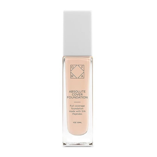 Absolute Cover Foundation #0 | Liquid Medium Coverage Foundation with Natural FInish | Oil-Free Face Makeup | Fairest Shade with Neutral Undertone | 1oz/30ml