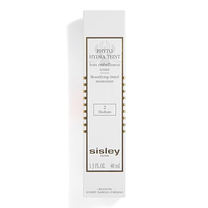 Sisley Paris Phyto-Hydra Teint, No. 2 Medium - 40 mL - Beautifying Tinted Moisturizer - Evens, Corrects & Illuminates - Glide-On, Light Texture for Glowy, Bare-Skin Finish