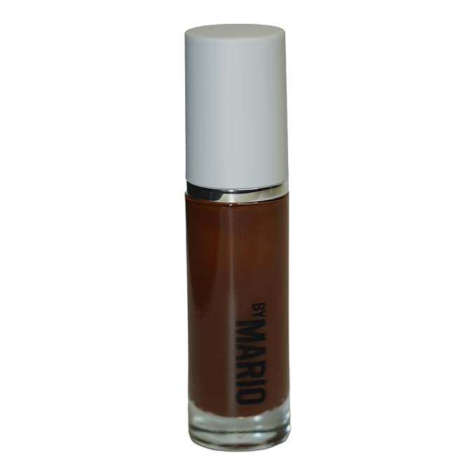 MAKEUP BY MARIO SurrealSkin Liquid Foundation, Liquid Formula, Vegan, Long-wearing coverage, Hydrating, Natural Finish, Size 30 mL (29C - dark deep with cool undertone)