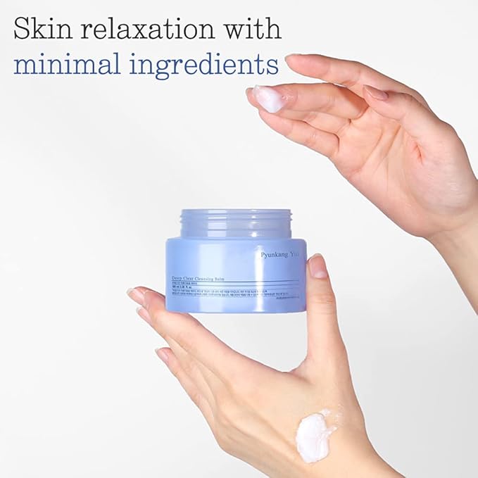 PKY Cleansing Balm & Facial Cleanser/Korean Facial Wash for All Skin Types/Balm(3.38 Fl.Oz, 100ml) & Cleanser Cake(3.38 Fl. Oz, 100g)