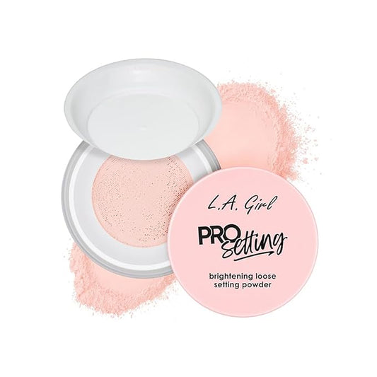 L.A. Girl Pro Setting Brightening Loose Setting Powder, Soft Pink GLP736