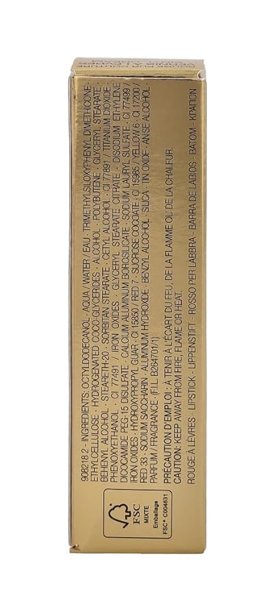 Yves Saint Laurent Vinyl Cream Lip Stain, 407 Carmin Session, 0.18 Ounce
