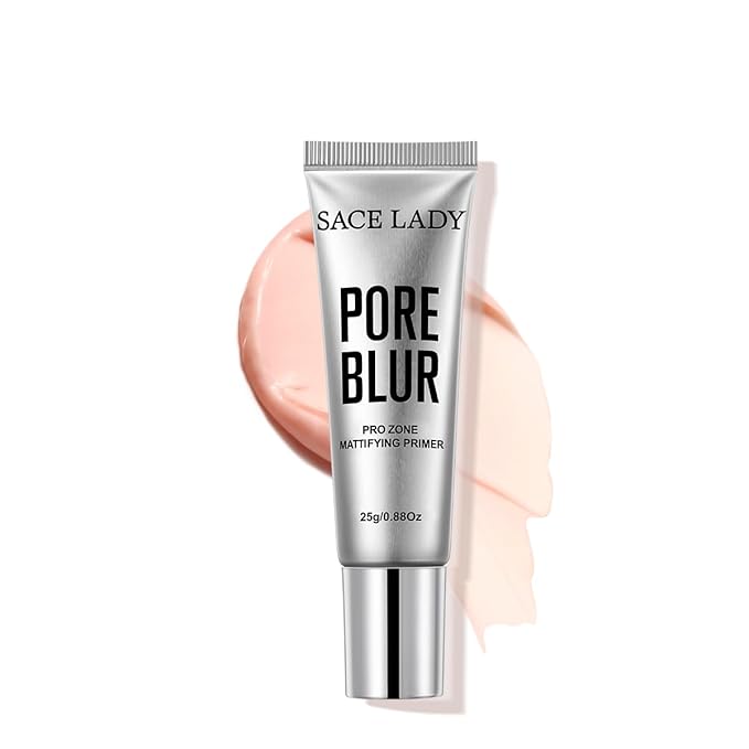 SACE LADY Mattifying Primer Blurs Pores and Fine Lines, Smooths & Hydrates Skin, Helps Foundation Base Makeup Longer for Lasting Matte Natural Finish