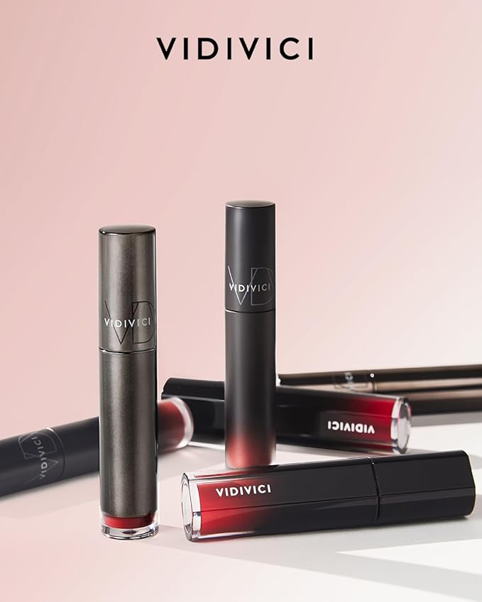 VIDIVICI Millennial Velvet Lip Tint(03 ROSY MUSE & 02 WHISPER CORAL)