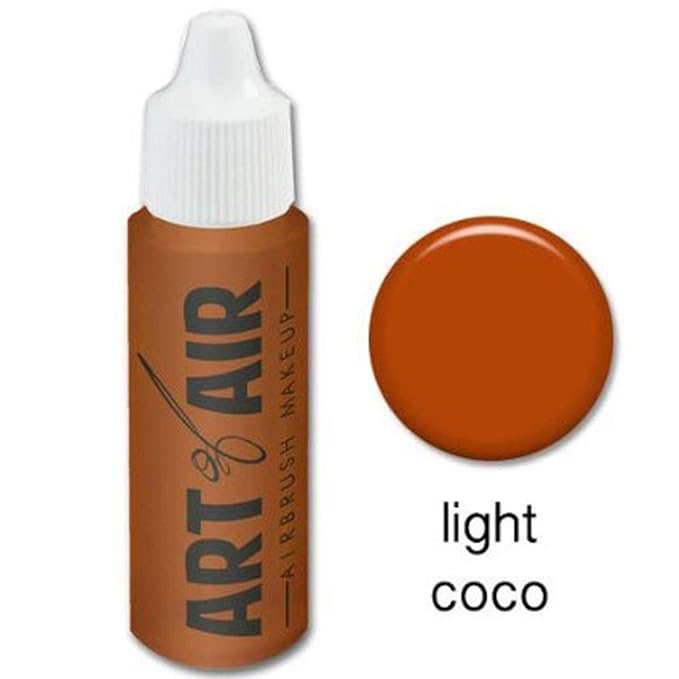 4pc TAN Complexion Professional Airbrush Cosmetic Makeup Set 1/2 oz bottles