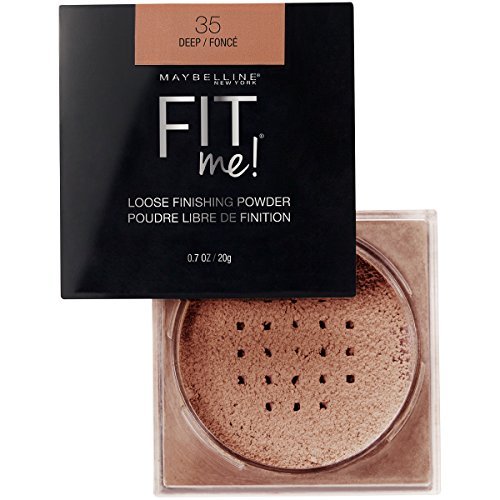 Maybelline Fit Me Loose Setting Powder, Face Powder Makeup & Finishing Powder, Deep, 1 Count (Pack of 2)