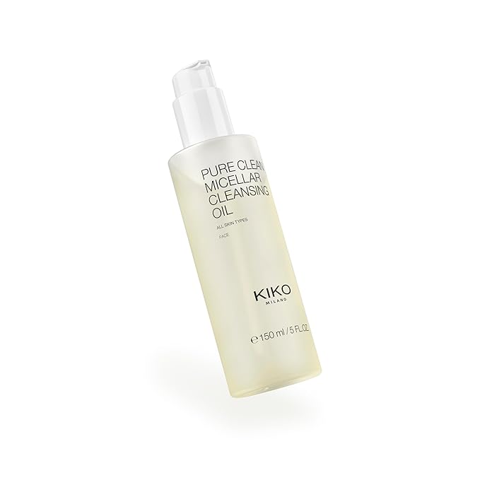 KIKO Milano Pure Clean Micellar Cleansing Oil | Micellar Oil Cleanser And Make-Up Remover
