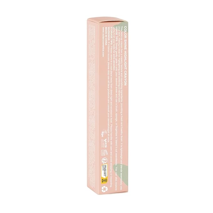 Oulac Face Highlighter Stick, Multi-use Cream Highlighter Makeup Stick, Face Highlighters & Luminizers, No Caking or Dragging, Metallic Finish, Vegan & Cruelty-Free, H1 Cream