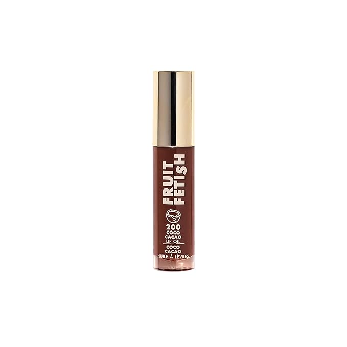 Milani Fruit Fetish Lip Oil with Vitamin E for Instant Hydration, Fruit Extract Infused Lip Treatment and Moisturizing Lip Gloss - Coco Cacao