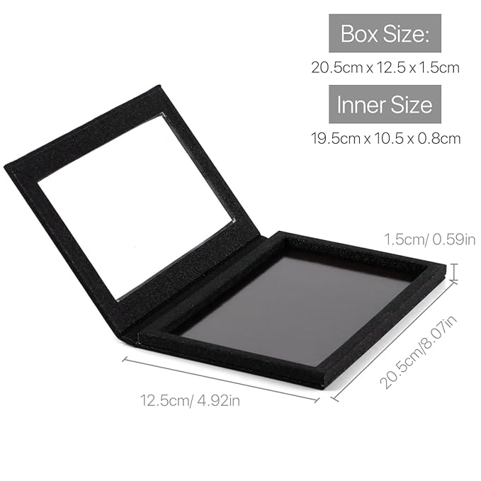 VANANA Empty Magnetic Palette, Makeup Storage Tool for Eyeshadow Powder Highlighter, Keeps Pans Safe Travel Portable