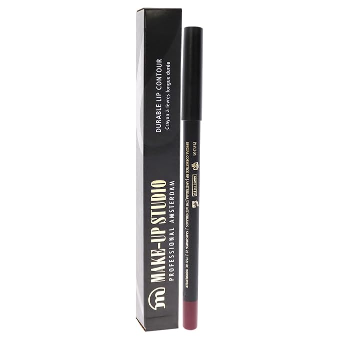 Professional Amsterdam Durable Lip Contour - Creamy Formula - For Full And Defined Lips - Wonderfully Soft - Applies Easily And Dries Matte - Irresistible Look - Demon Plum - 0.04 Oz