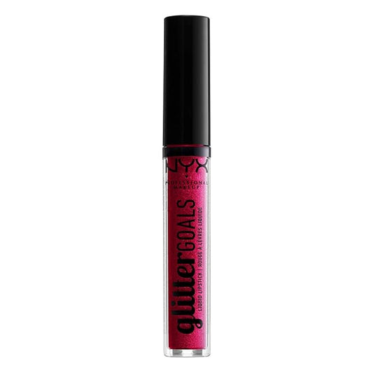 NYX PROFESSIONAL MAKEUP Glitter Goals Liquid Lipstick - Reflector, Hot Pink With Pink And Magenta Glitter