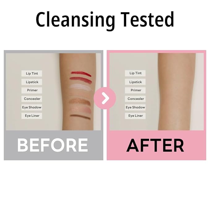 daymellow Light Clean Pink Balm Cleanser 3.04fl.oz/90ml, Face Cleansing Balm, Deep Cleanser, Makeup Remover, Pore Cleansing, Gentle Exfoliating, Moisturizing, Blackhead Remover, Korean Skincare