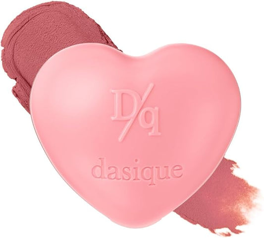 dasique Souffle Color Pot #08 Roasting Fig – Makeup Blush, Buildable Silky-Smooth Texture, Build-In Mini Brush, Multi-Use For Cheek and Lip