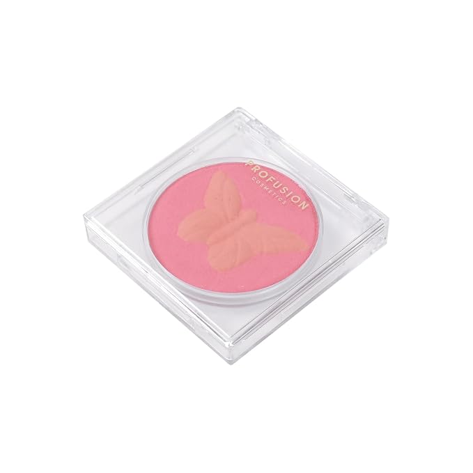 Profusion Cosmetics Empowered Social Butterfly Mousse Blush, Lightweight and Velvety Smooth Texture Improves Natural Flush, Radiates Confidence and Unique Beauty with Radiant Glow (Monarch, Standard)