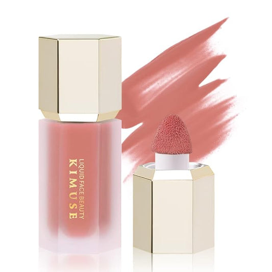 KIMUSE Liquid Blush & Weightless, Long-Wearing, Smudge Proof, Natural-Looking, Dewy Finish Glow Liquid Filter