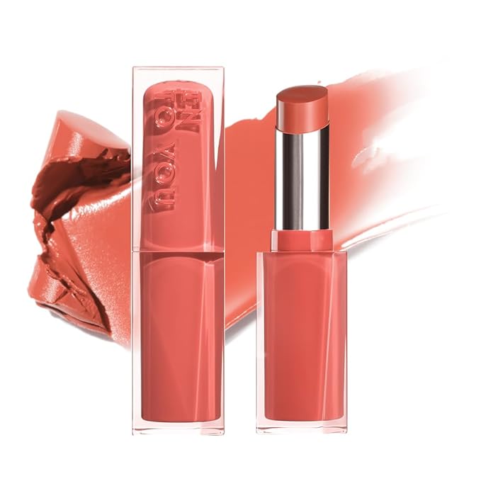 INTO YOU Glow Balm-in Lipstick, Sheer and Hydrating Tinted Lip Stain, Bare-skin Feel and Mirror-like Finish with Long Lasting Lightweight Texture(GL01)