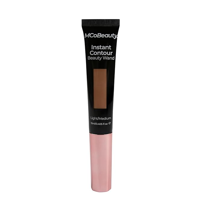 MCoBeauty Instant Contour Beauty Wand, Light/Medium, Sculpt & Define for a Natural Contour, Vegan, Cruelty Free Cosmetics