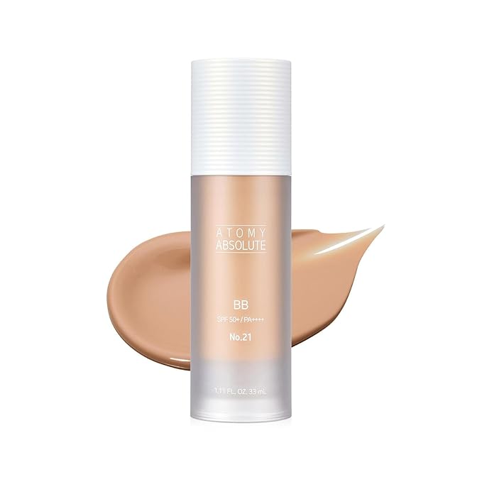 Moist formula & natural skin tone up BB, For ATOMY Absolute BB cream, 1.11fl.oz.(No. 21, bright beige)