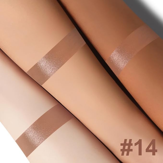 Cream Bronzer Stick, Multi-use Contour Stick for Face Shaping, Matte Finish Beauty Wand for Sculpt the Face, Easy to Apply, Longwear, Waterproof, Buildable and Blendable Color (#14, 1PC)