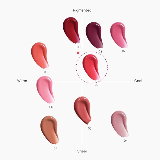 Moist Ampoule Blusher with 50% Moisture Essence | Hydrating & Long-Lasting Blush | 0.33 fl. oz. (9 Shades) - Deep Plum
