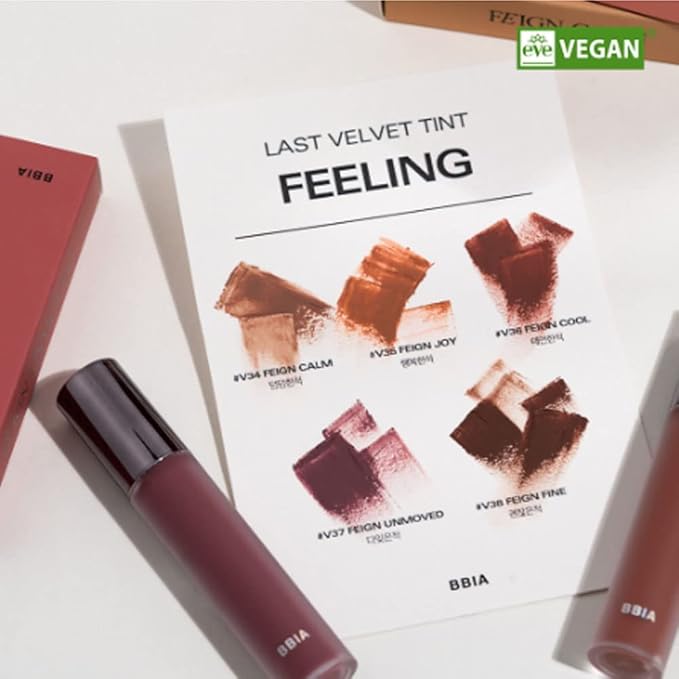 BBIA Last Velvet Tint (V36 FEIGN COOL) + Over Glaze Stick (05 CARAMEL GLAZE) BUNDLE SET