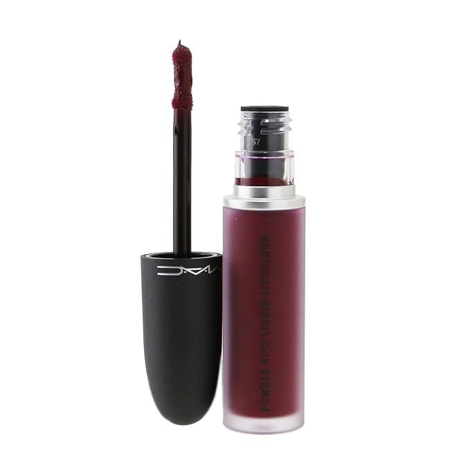 MAC Powder Kiss Liquid Lipcolor - 997 Over The Taupe for Women - 0.17 oz Lipstick