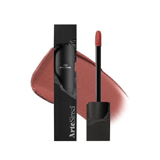 Silky Blur Tint 5 Colors | Soft Velvet Texture & Semi-Matte Finish | Long-Lasting & Close-adhering, Blurring effect, Subtle Shades | Korean Lip Stain (002 More Gentle, 0.1 Fl oz)