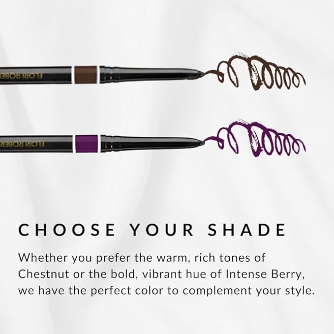 Luxury Lip Pencil by Flori Roberts, Retractable Lip Liner and Filler, Vibrant Lip Makeup for Women of Color or Deeper Skin Tones