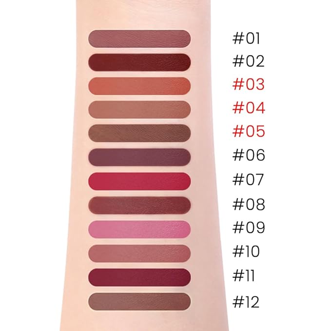 evpct 3Pcs Retractable Lip Liner Pencils Set Pack for Shaping & Sculpting Lips, Nude Pink Orange Coffee Taupe Dark Brown Creamy Matte Velvet Pigmented Lip Liner lipliners Crayon Lipstick,03 + 04 + 05