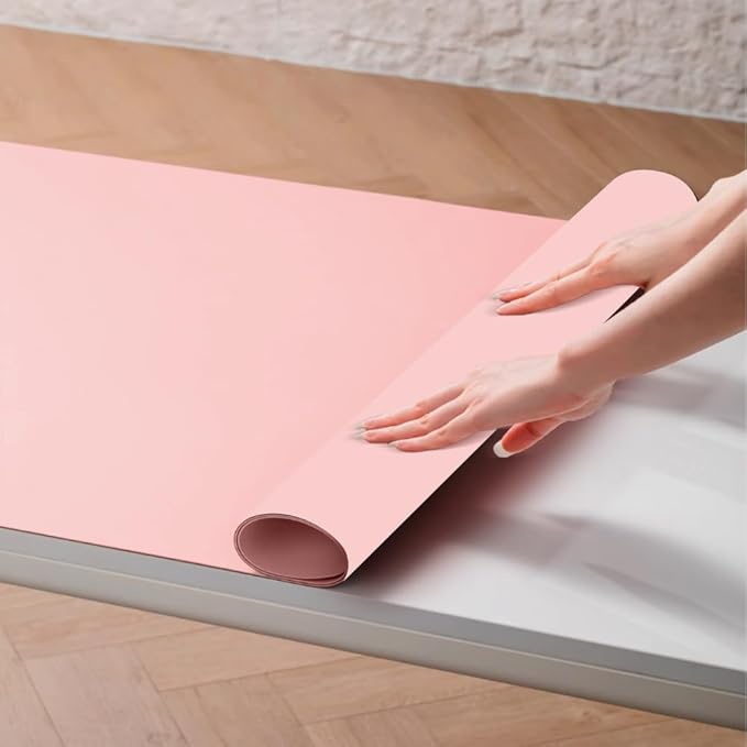 35.4" * 15.7" Large Makeup Mat for Vanity, Makeup Pads for Home Decor. Fully Covered Beautiful Makeup mat. Vanity mat Protector for Makeup. Pink/White/Black/Blue Color for You Choose.