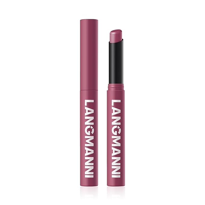 Matte Lipstick - Non-Sticky, Long-Lasting & Waterproof Lipstick for Women, Richly Pigmented, Hydrating Lip Makeup with Smudge-Proof Formula, 1 Count, 0.07oz