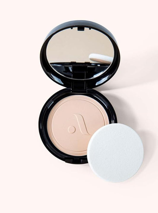Absolute New York Locked-in Powder Foundation, Women Make-up Cosmetic Accessories, Long-Lasting Formula (MFLN01 Warm Porcelain, 2.4 oz)