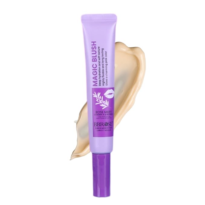 Magic Blush 20ml - Deep Hydration and Soft Texture, Highly Fixable and Long-Lasting, Provides Charming Pink Color with Instant Radiance, Flawless Color Payoff,