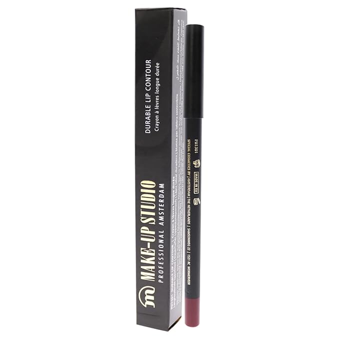 Professional Amsterdam Durable Lip Contour - Creamy Formula - For Full And Defined Lips - Wonderfully Soft - Applies Easily And Dries Matte - Irresistible Look - Demon Plum - 0.04 Oz