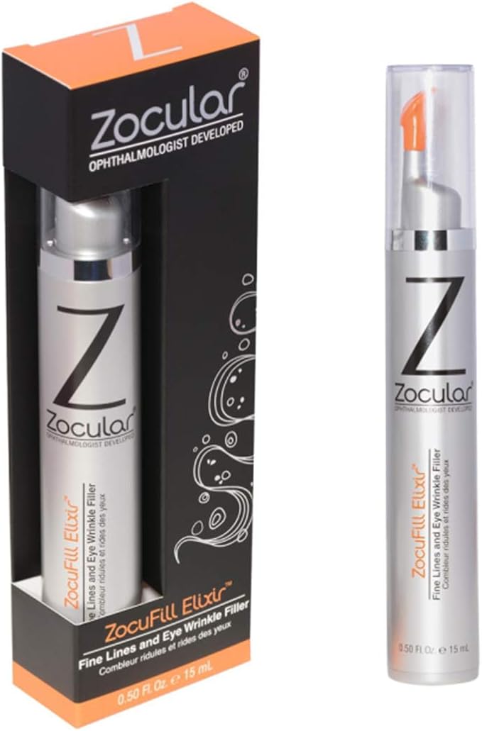 Zocuwipe Eyelid Wipes with Okra Complex - Eyelid Cleanser and Moisturizer Pads 40ct + Zocufill Elixir Eye Gel and Face Serum
