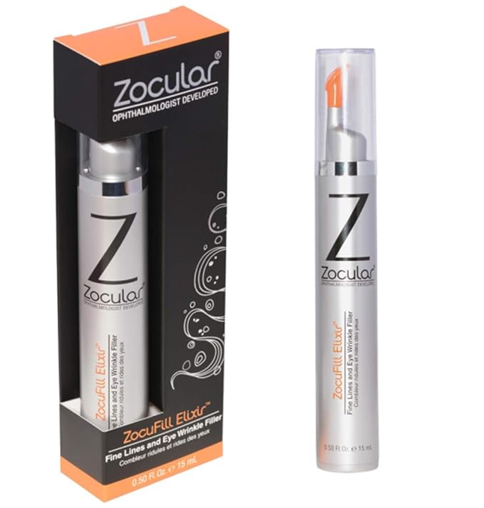 Zocuwipe Eyelid Wipes with Okra Complex - Eyelid Cleanser and Moisturizer Pads 30ct + Zocufill Elixir Eye Gel and Face Serum