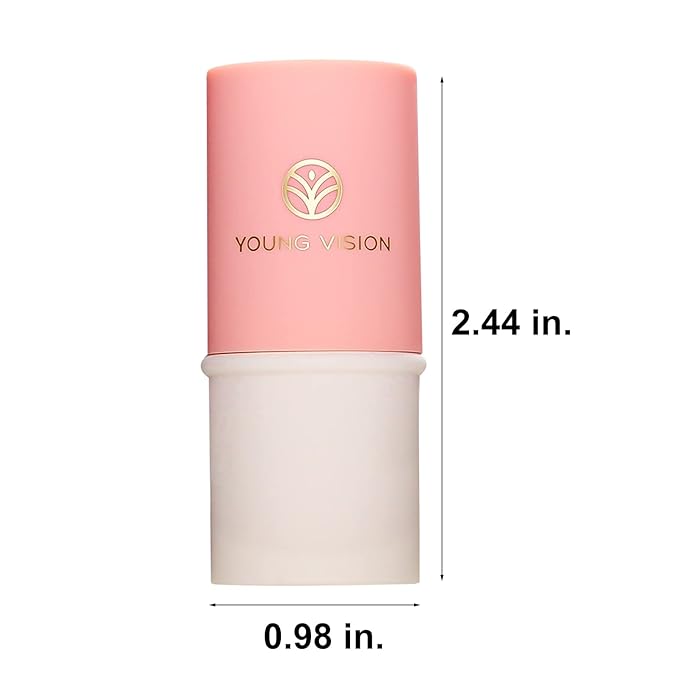 YOUNG VISION Cream Blush for Lips and Cheeks, Moisturize, Nature Look and Long wear Putty Blush, 8054-03