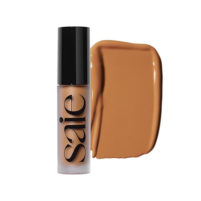 Saie Slip Tint Radiant Cream Concealer & All-Over Face Makeup - Concealer for Dark Circles, Redness & Blemishes - Lightweight Makeup Made with Hydrating Hyaluronic Acid - Shade 14 (0.17 oz)